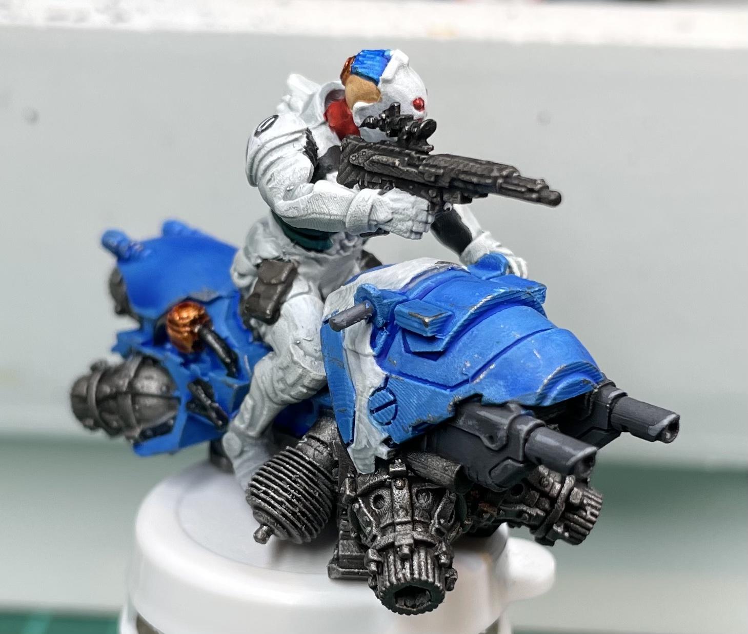 3d Print, Grav Cutter, Jetbike, Necromunda, Van Saar Gallery DakkaDakka